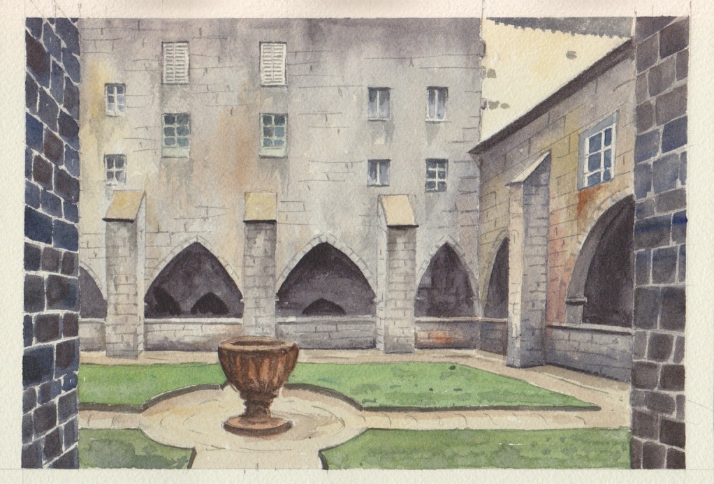 Claustro de la Real Colegiata de Roncesvalles